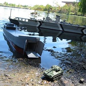 LST Unloads