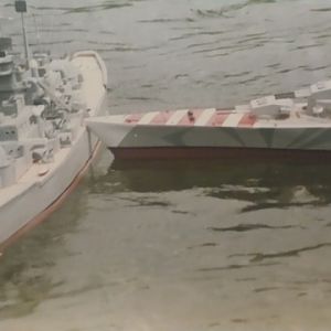 DKM Bismarck. Cbt model of the NAHSF - Newfoundland