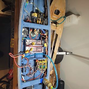 She's wired up and zip tied down