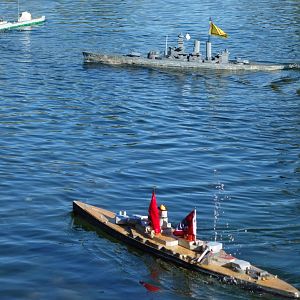 USS North Carolina, SMS Derfflinger and Maru