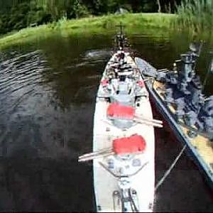 Part 4 Bismarck fights NJ and other ALLied ships